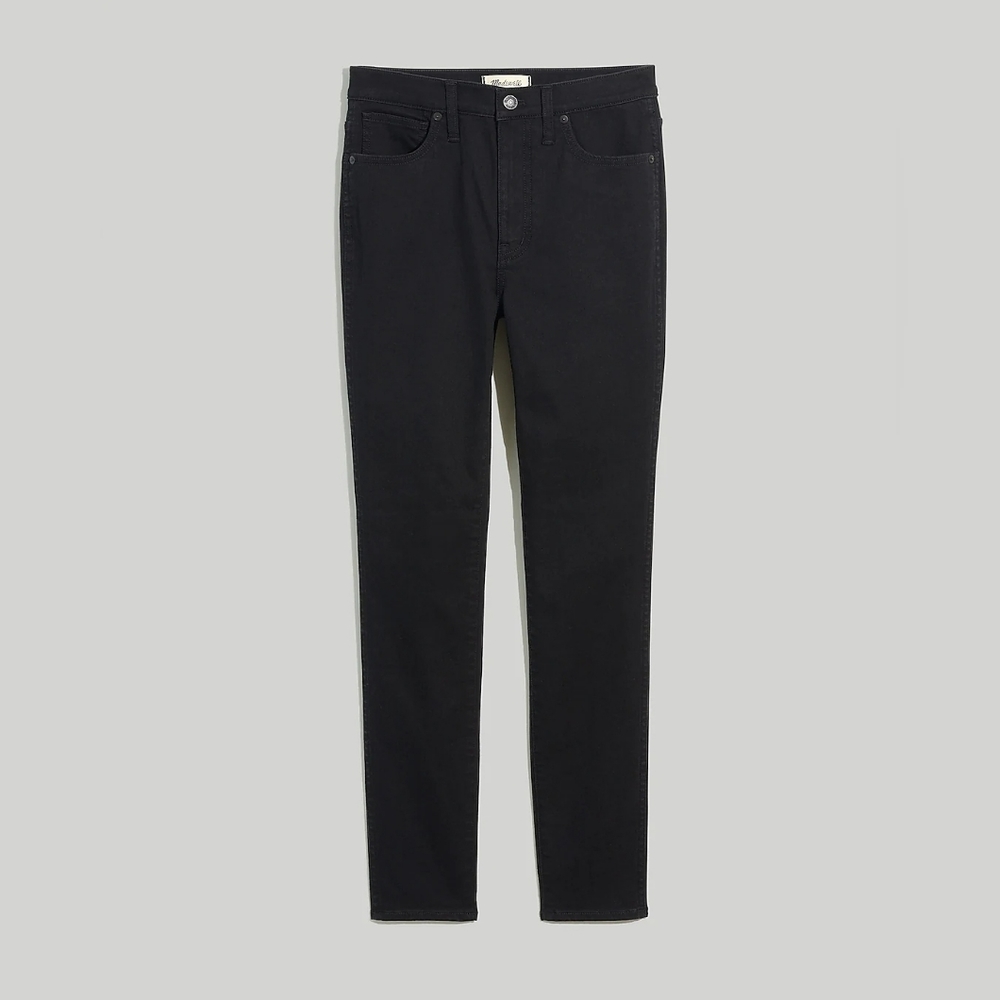 Madewell 10" High-Rise Skinny Jeans in Starkey Wash MA977 Size 37 $128 Black